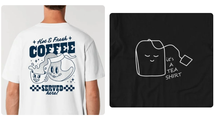 咖啡爱好者T恤设计