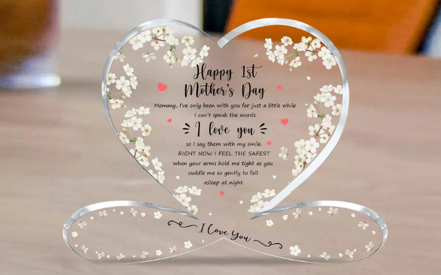 心形亚克力纪念牌