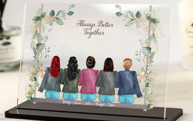 剪贴画透明亚克力纪念牌