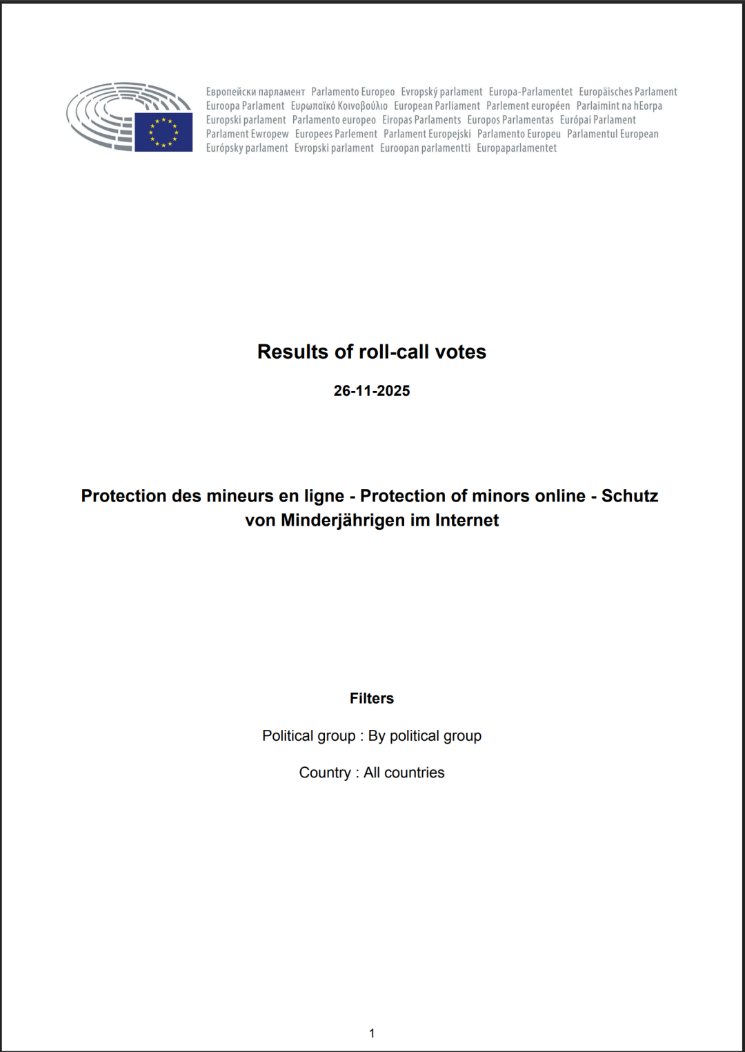 欧洲议会议员通过决议，全面禁止16岁以下欧盟儿童使用社交媒体