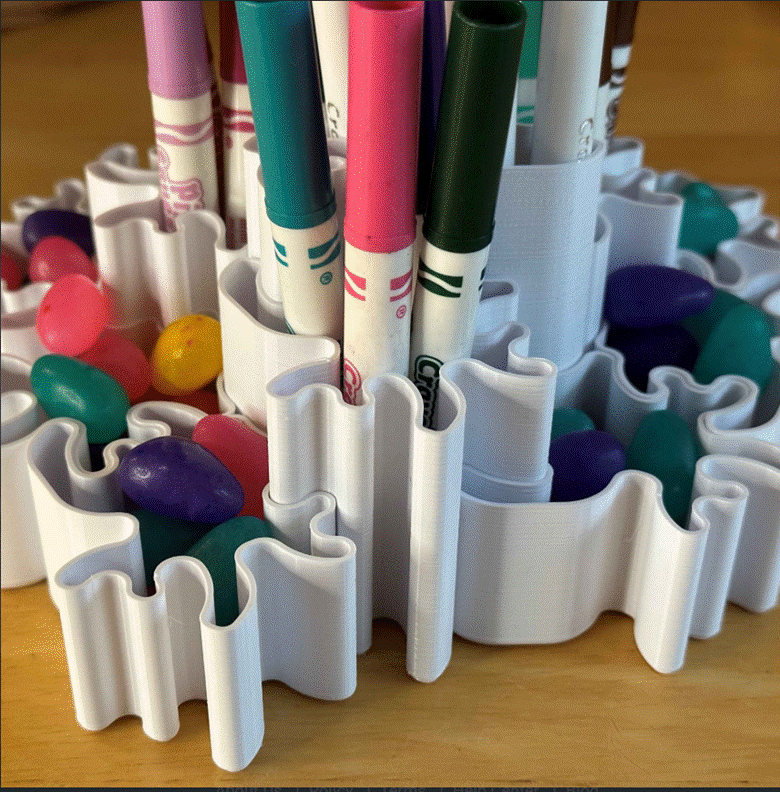 非周期性桌面收纳盒