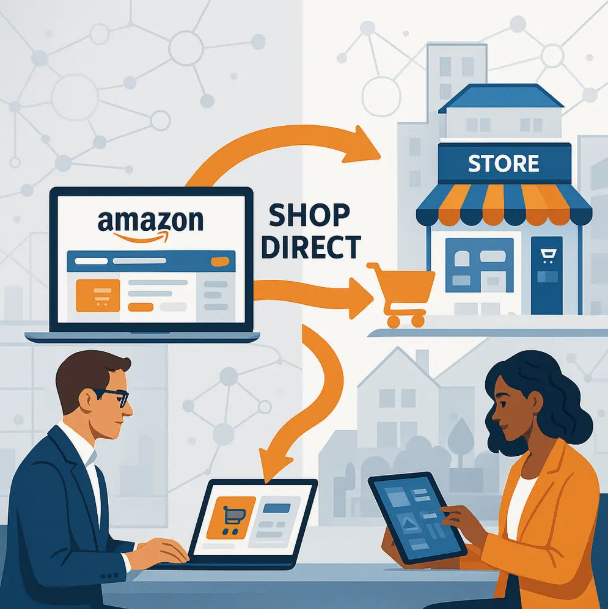 亚马逊测试应用内跳转品牌官网购物功能