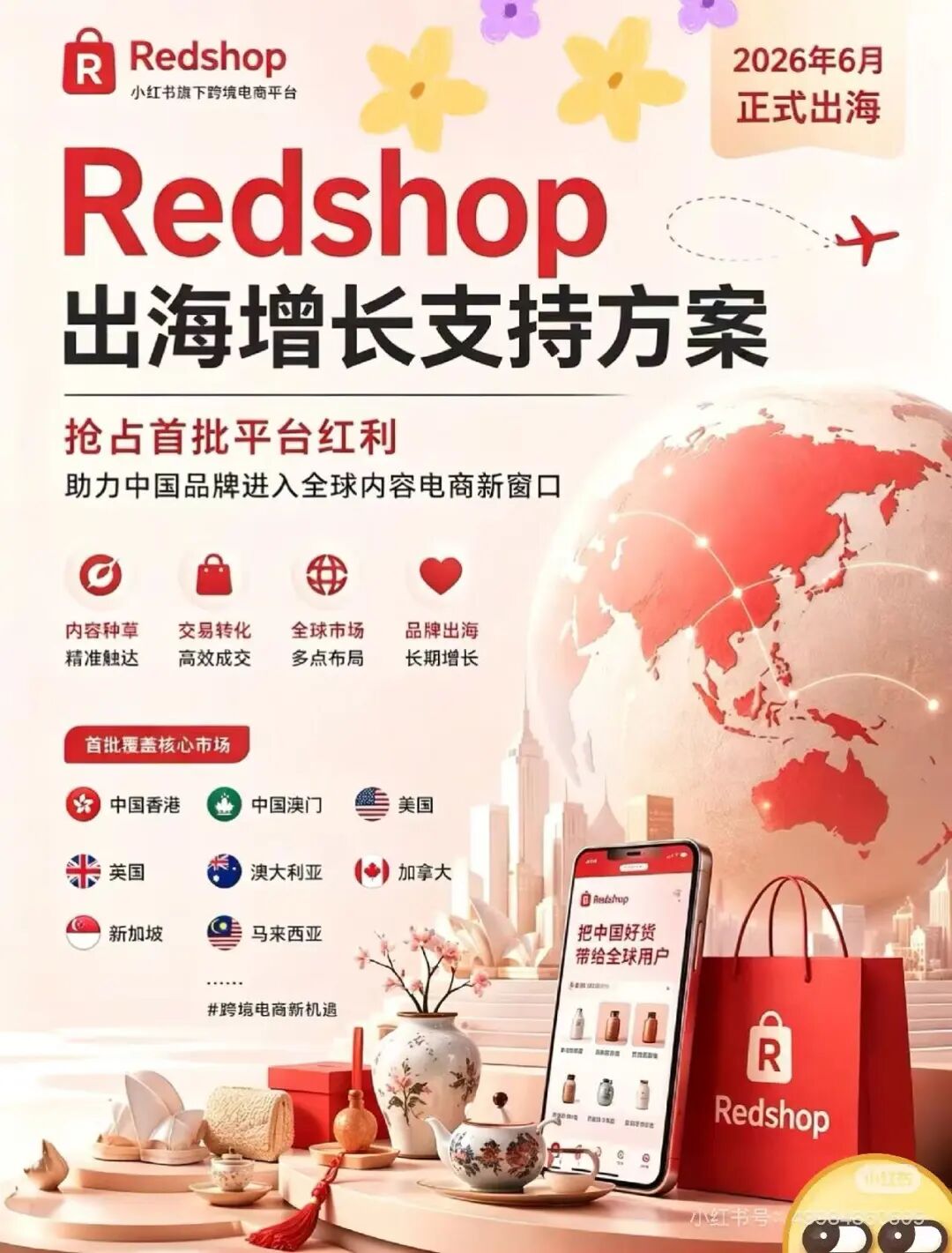 小红书跨境电商平台Redshop