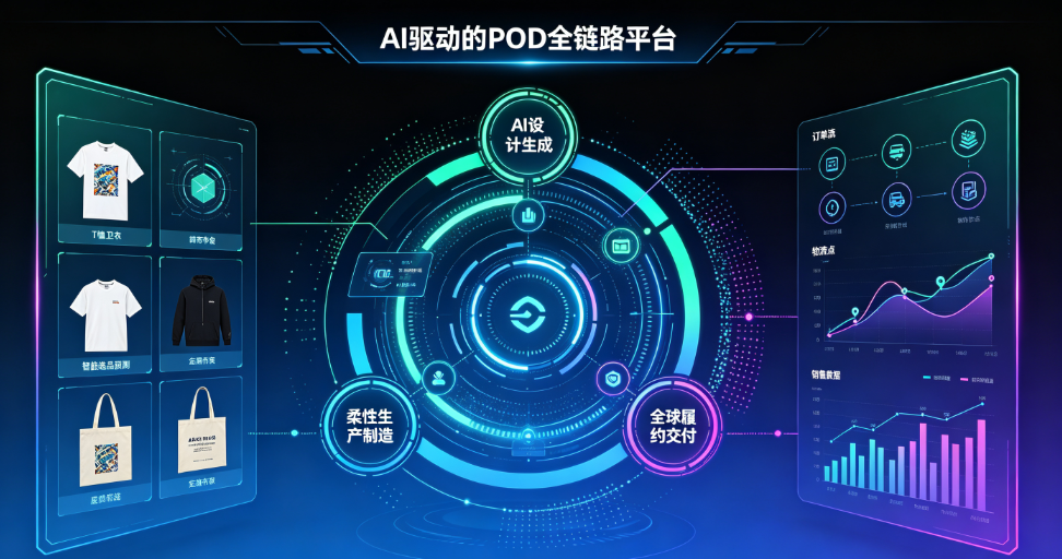 有没有支持AI设计、生产、物流、售后一站式服务的定制平台