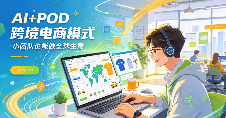AI+POD跨境电商模式