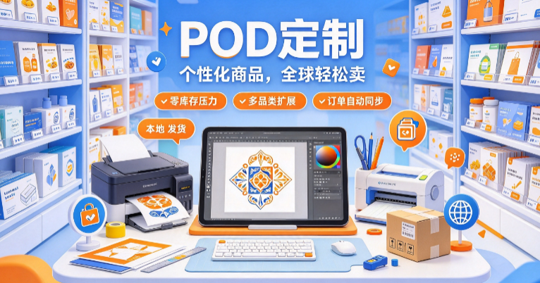 跨境电商POD定制工艺怎么选?DTG、UV、热转印与刺绣